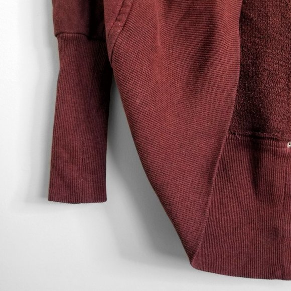 WILFRED Aritzia Red Diderot Cocoon Cardigan Sweater - Picture 8 of 12